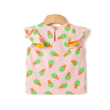 将图片加载到图库查看器,'Round and Round' Frilled Sleeveless T-Shirt