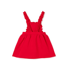 Load image into Gallery viewer, 'Red Cheek Frill' Dress(Bag Set)