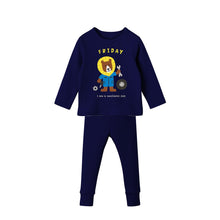 将图片加载到图库查看器,'Happy Week' Homewear Top and Bottom Set