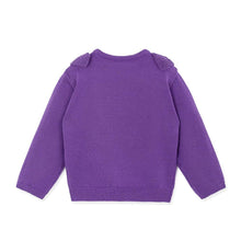将图片加载到图库查看器,'Cream Flower' Long Sleeve Knit Top