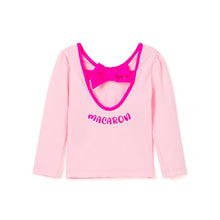 将图片加载到图库查看器,Bread Barbershop 'Neon Pink Macaron' Pink Rash Guard Swimsuit Set (Swim Cap, Pouch Set)