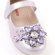 Load image into Gallery viewer, 'Jewel Flower' Mary Jane Shoes