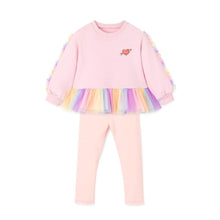 将图片加载到图库查看器,girls pink top and bottom set