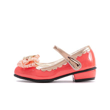 Load image into Gallery viewer, girls coral fur mary jane shoes
