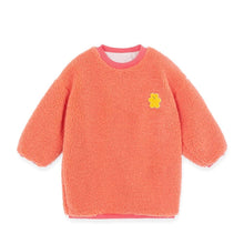 将图片加载到图库查看器,girls orange puffy winter dress