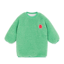 将图片加载到图库查看器,girls green puffy winter dress