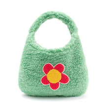 将图片加载到图库查看器,girls green puffy bag