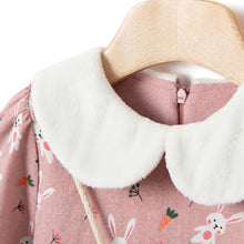 将图片加载到图库查看器,girls pink winter dress