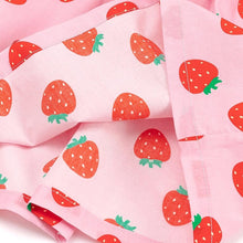 将图片加载到图库查看器,girls pink strawberry dress