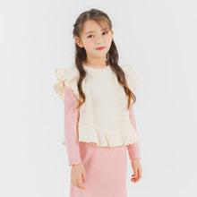 将图片加载到图库查看器,girls ivory knit vest