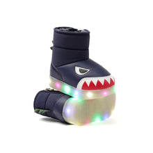 Load image into Gallery viewer, boys navy padded boots