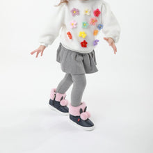 Load image into Gallery viewer, girls navy winter boots