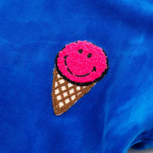 Load image into Gallery viewer, girls blue velour dress