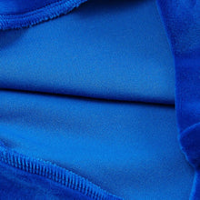 Load image into Gallery viewer, girls blue velour dress
