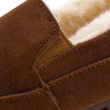 将图片加载到图库查看器,kids brown fur slip on shoes