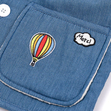 将图片加载到图库查看器,kids denim fleece vest
