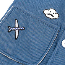 将图片加载到图库查看器,kids denim fleece vest