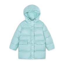 将图片加载到图库查看器,kids blue padded jacket