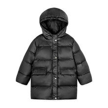 Load image into Gallery viewer, kids black padded jacket
