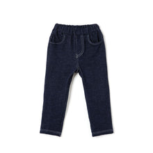 将图片加载到图库查看器,kids navy cotton pants