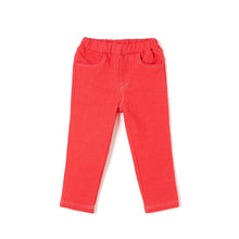 将图片加载到图库查看器,kids red cotton pants