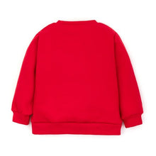 Load image into Gallery viewer, girls red winter sweatshirt
