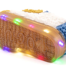 Load image into Gallery viewer, kids led fur sneakers