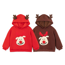 将图片加载到图库查看器,kids rudolph hooded t-shirt
