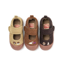 Load image into Gallery viewer, kids fur slip on shoes