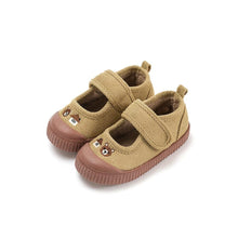 Load image into Gallery viewer, kids beige fur slip on shoes