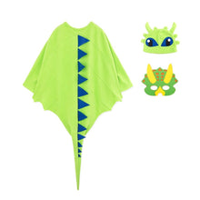 Load image into Gallery viewer, dinosaur halloween costume cape