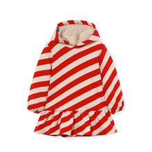Load image into Gallery viewer, girls red striped dress