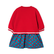 将图片加载到图库查看器,girls red fleece dress