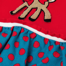 将图片加载到图库查看器,girls red fleece dress