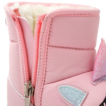 Load image into Gallery viewer, girls pink padded boots
