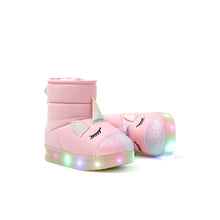 Load image into Gallery viewer, girls pink padded boots