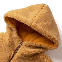 Load image into Gallery viewer, kids brown puffy jacket