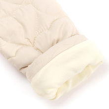将图片加载到图库查看器,girls ivory quilted jacket