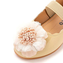 将图片加载到图库查看器,girls yellow flower mary jane shoes