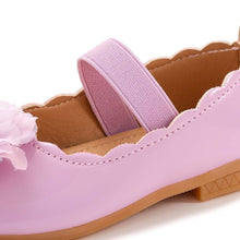 将图片加载到图库查看器,girls pink flower mary jane shoes