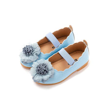 将图片加载到图库查看器,girls blue flower mary jane shoes
