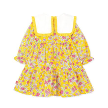 将图片加载到图库查看器,girls yellow flower dress