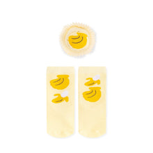 将图片加载到图库查看器,kids banana socks