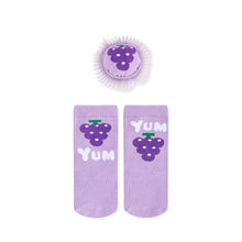 将图片加载到图库查看器,kids grape socks