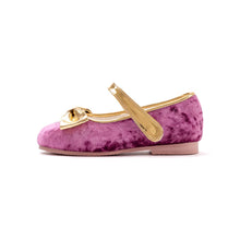 Load image into Gallery viewer, girls purple fur mary jane shoes