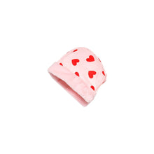 将图片加载到图库查看器,girls pink heart padded jacket hat