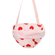 将图片加载到图库查看器,girls pink heart padded jacket bag