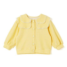 将图片加载到图库查看器,girls yellow cardigan