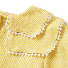 将图片加载到图库查看器,girls yellow cardigan