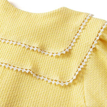 将图片加载到图库查看器,girls yellow cardigan